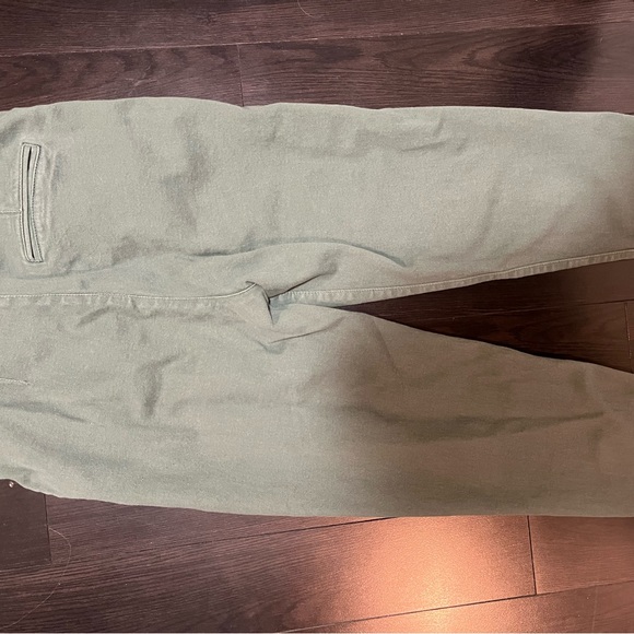 Sezane Austin High Waisted Paper Bag Jeans in Green Sz 38 - Picture 4 of 4